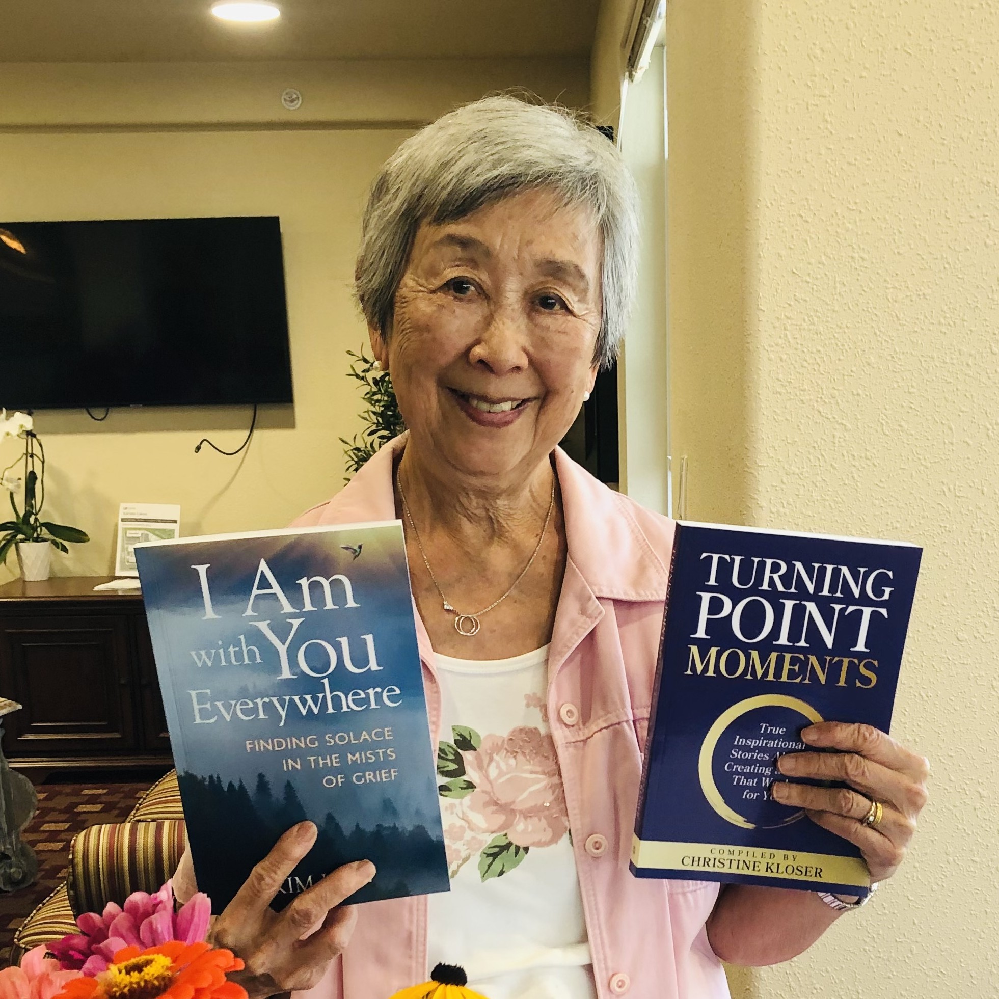 Kim Han at her launch party