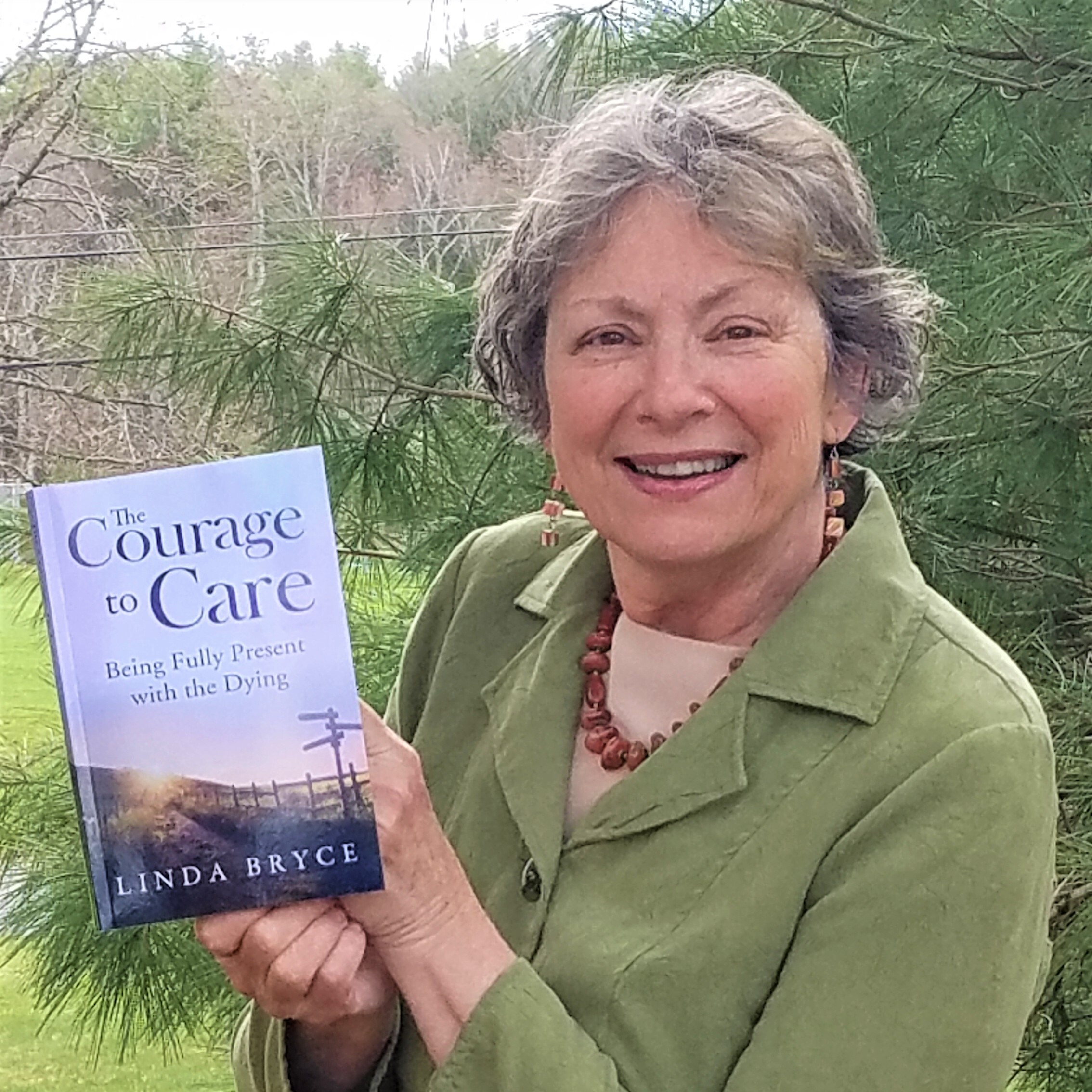 Linda Bryce & book to side